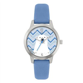 Tikkers Mixte Enfant Analogique Quartz Montre avec Bracelet en Polyuréthane TKWWF010
