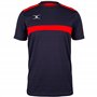 Gilbert Photon T-shirt pour homme Bleu marine/rouge