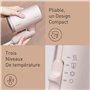 Panasonic EH-NA7M-P825 Sèche-Cheveux Nanoe pour des Cheveux Brillants, Design Pliable, Séchage Rapide, Accessoire Concentrateur,