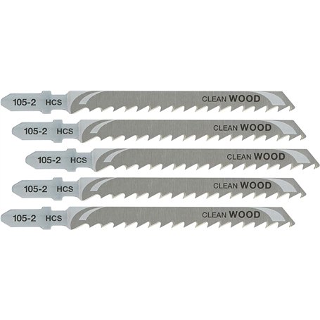 DeWalt DT2164QZ Lames de scie sauteuse pour manche en bois en T HCS T101D (Lot de 5) (Import Grande Bretagne) Multicolore
