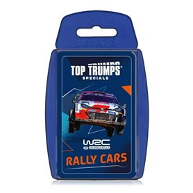 TOP Trumps WRC Rally Cars Jeu de quartet avec 30 voitures de rallye légendaires et faits passionnants | Jeu de cartes pour les f