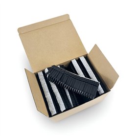 Lot de 300 agrafes pour tuyaux de chauffage sous le sol de 60 mm pour tuyau de 14 à 20 mm