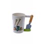 Puckator Mug en céramique avec anse en forme de truelle