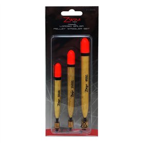 ZWIM Lot de 3 flotteurs de pêche à la carpe Balsa avec adaptateur de flotteur et pointes haute visibilité – Solides et durables