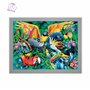 3D LiveLife Affiche Murales Lenticulaires Oiseaux des Tropiques de Deluxebase. Poster 3D sans Cadre. Décoration Mur Parfaite. Oe