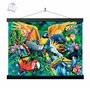 3D LiveLife Affiche Murales Lenticulaires Oiseaux des Tropiques de Deluxebase. Poster 3D sans Cadre. Décoration Mur Parfaite. Oe