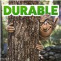 Garden Mile® Ornements de jardin fantaisie en résine avec visage d'elfe - Décoration de jardin féérique - Décoration d'intérieur