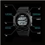Skmei Filles Noir digital avec marqueurs de rose montre 50 m résistant à l'eau Chronomètre Alarme Parfait pour enfants de 5 à 13