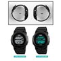 Skmei Filles Noir digital avec marqueurs de rose montre 50 m résistant à l'eau Chronomètre Alarme Parfait pour enfants de 5 à 13