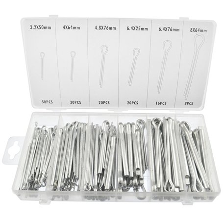 La goupille fendue Goupilles Fixations Grandes Tailles 144pc AST13