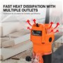 TOPWAY Défonceuse Électrique à Main 500W, Compacte avec 2 Mandrins de 1/4" et 6mm, Base pour Défonçage pour Bricolage en Menuise