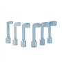 KATSU Tools Jeu de Clés à Douille pour Lignes d'Injecteurs Diesel 6 Pièces 1/2", Métrique 12 14 16 17 18 19mm, Outil en L pour D