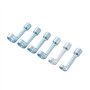 KATSU Tools Jeu de Clés à Douille pour Lignes d'Injecteurs Diesel 6 Pièces 1/2", Métrique 12 14 16 17 18 19mm, Outil en L pour D