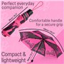Barbie Parapluie Femme Adolescente Enfant, Parapluie Pliant Télescopique Voyage École - Cadeau Fille