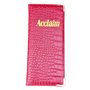 Acclaim Support rigide pour cartes de score de bowling - Légèrement rembourré - Effet texture reptile - 23 cm x 10 cm - Avec cli