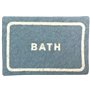 Melody Jane Tapis de bain miniature pour maison de poupées - Bleu - Accessoire de salle de bain - Échelle 1:12