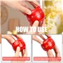 Tomate Minuteur de Cuisine, Minuteur Tomate pour la Cuisson Alarme Rotative Mécanique, Minuteur Digital Compte à Rebours de 60 M