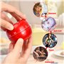 Tomate Minuteur de Cuisine, Minuteur Tomate pour la Cuisson Alarme Rotative Mécanique, Minuteur Digital Compte à Rebours de 60 M