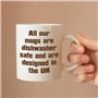 Purely Home Mug Harpe – Instrument de musique coloré abstrait blanc thé café cadeau tasse cadeau tasse