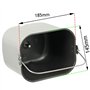 SPARES2GO Plaque De Cuisson + Bras De Pétrissage pour Morphy Richards Machine à Pain 48319, 48320 et 48321