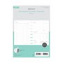 Filofax Activity Planner Notebook Recharge - A5 132849 Blanc