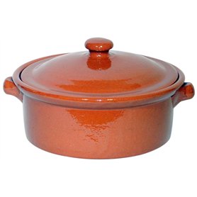 Amazing Cookware Cocotte en Terre Cuite Naturelle 2 l