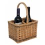 Red Hamper Panier de Rouge Unisexe 2 cuits à la Vapeur en Osier pour Gourde