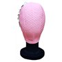 CHEX Lucca Waffle Bubble Bonnet de bain classique pour femme Motif floral 3 fleurs 2 rangées de couleurs Pétales 3D Style vintag