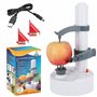 ARSUK Électrique Pomme Éplucheur - Automatique Rotatif Pomme Éplucheur Légumes Fraise Acier Inoxydable Cuisine Machine Peeling O