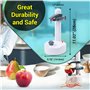 ARSUK Électrique Pomme Éplucheur - Automatique Rotatif Pomme Éplucheur Légumes Fraise Acier Inoxydable Cuisine Machine Peeling O