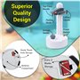 ARSUK Électrique Pomme Éplucheur - Automatique Rotatif Pomme Éplucheur Légumes Fraise Acier Inoxydable Cuisine Machine Peeling O