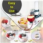 ARSUK Électrique Pomme Éplucheur - Automatique Rotatif Pomme Éplucheur Légumes Fraise Acier Inoxydable Cuisine Machine Peeling O