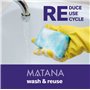 MATANA 20 Assiettes Transparentes en Plastique Dur pour Anniversaires, Mariages & Fêtes, 26cm - Design Ondulé - Solide & Réutili