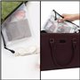 Belle Vous Pochette Plastique Zip Transparentes (Lot de 12) - Pochette Zip A5 - Pochette Plastique Étanche Multi-Usages pour Voy