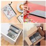Belle Vous Pochette Plastique Zip Transparentes (Lot de 12) - Pochette Zip A5 - Pochette Plastique Étanche Multi-Usages pour Voy