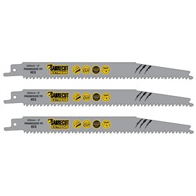 3 x SabreCut SCRS2345X_3 200 mm 6-10 TPI S2345X Lames de scie sabre à coupe très rapide compatibles avec Bosch Dewalt Makita et
