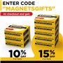Loquet magnétique adhésif pour porte d'armoire – Aimants puissants pour la fermeture – Loquet magnétique de porte d'armoire – Ai
