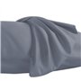 Pamposh Lot de 4 taies d'oreiller de taille standard 50 x 75 cm en microfibre brossée double de qualité supérieure avec fermetur