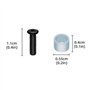 Kit de vis et entretoises de rechange pour disque SSD SSD compatible avec les consoles Sony Playstation 5 (PS5)
