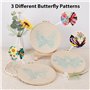 Embroidery Kit Broderie Débutant Outil avec Vid