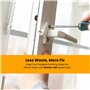 Sintrix Fab Paire de logements à ressort de porte de congélateur - Compatible avec les réfrigérateurs congélateurs Dometic & Ele