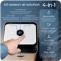 Avalla X-125 Deshumidificateur d air Portable Absorbeur d'humidité pour la Maison et le Bureau 12L/jour, avec mode de Séchage de