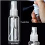 Ensemble de conteneurs liquides de voyage bouteilles anti-fuite idéales pour les shampooings gels crèmes et cosmétiques
