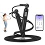 Corde à sauter intelligente avec compteur pour adulte – Corde sans fil réglable pour entraînement intérieur et extérieur avec an