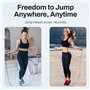 Corde à sauter intelligente avec compteur pour adulte – Corde sans fil réglable pour entraînement intérieur et extérieur avec an