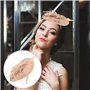 Bibi chapeau bandeau en maille filet pilulier chapeau chapeau hairhoop thé fête coiffe accessoire pour cheveux rose
