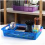 Winter Shore Panier Rangement Plastique Multicolore pour Salle de Classe (Lot de 6) - Panier Rangement Cuisine & Placards - Corb