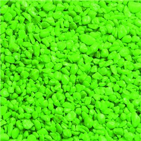 Flamingo Gravier Néon pour Aquarium Vert 1 kg
