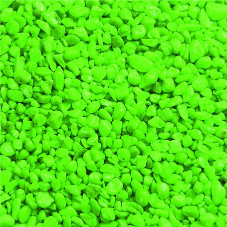 Flamingo Gravier Néon pour Aquarium Vert 1 kg