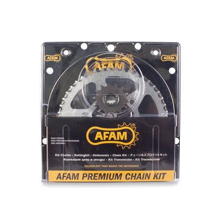 Afam 01270203 Kit chaîne de moto - kit acier pour YAMAHA FZS 600 Fazer 1998 - 2003